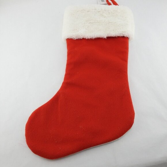 New Christmas Stocking Traditional Look Video Game Controler Embroidered  17" - Picture 2 of 2